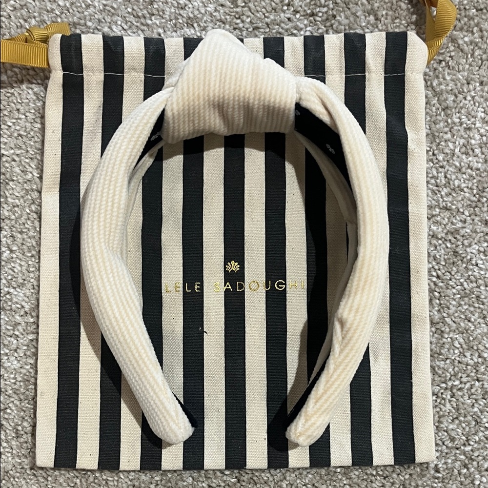 Lele Sadoughi Ivory/cream women’s Headband